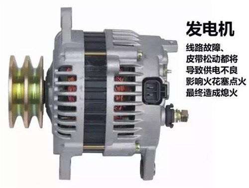 汽车发电机发电多少