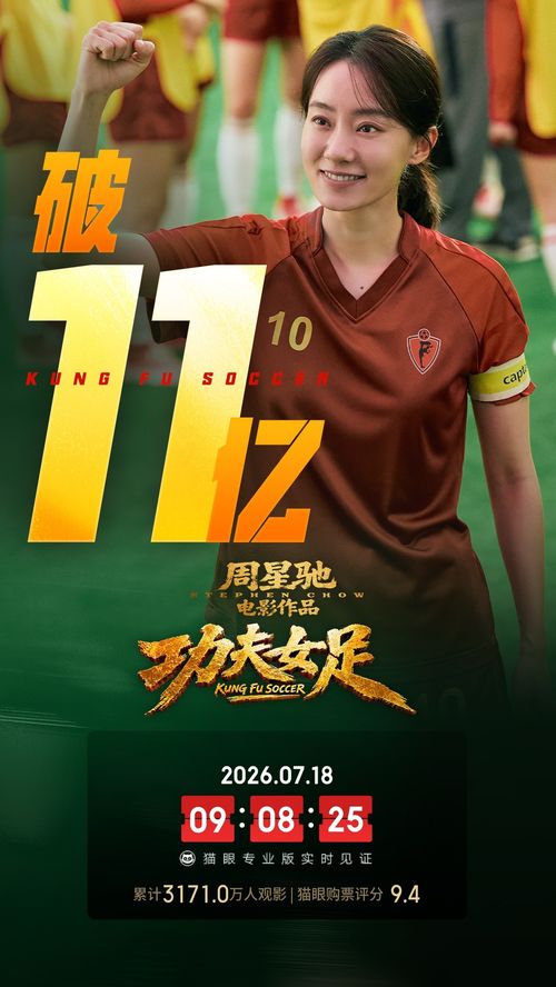 《功夫女足》票房破12亿